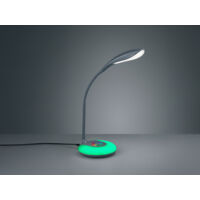 Flexible Schreibtischleuchte KRAIT dimmbar USB Anschluß + RGB Farbwechsler