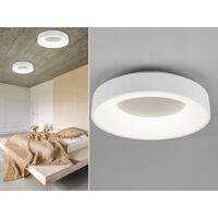 LED Deckenleuchte GIRONA Weiß mit Switch Dimmer, Ø 45cm