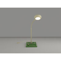 Leseleuchte/ Schreibtischlampe für große & kleine Kinder, Flexrohr, FUSSBALLFELD