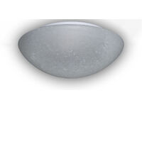 LED Deckenleuchte / Deckenschale rund, Glas PERGAMENT, Ø 25cm
