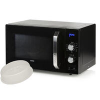 Mikrowelle 23L, 8 Programme, Timer & Abdeckhaube - 800 Watt