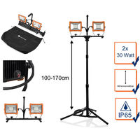 Smartwares LED Arbeitsleuchte 2in1, 2x30 W, 6400 lm LED Arbeitsleuchte