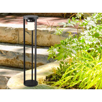 Solar Außen Wegeleuchte CARMO mit Bewegungsmelder & Dauerlicht, H. 60cm
