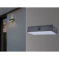 LED Solar Wandleuchte FADI Up and Down, Bewegungsmelder, per App steuerbar