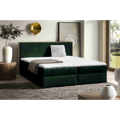 Boxspringbett 140x200 Grun