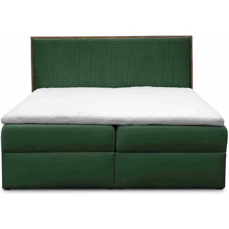 Boxspringbett 140x200 Grun