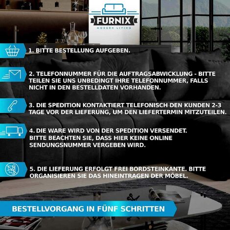 FURNIX Ecksofa AMORIE Schlaffunktion Sofa mit Bettkasten & Kissen NO14-NO17