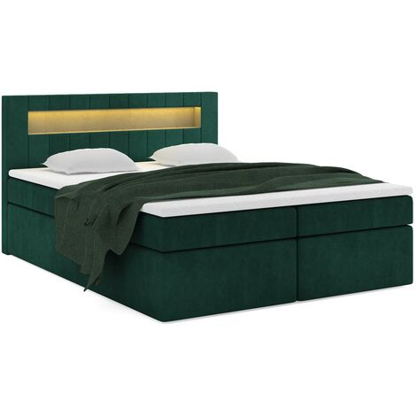 Boxspringbett 140x200 Grun