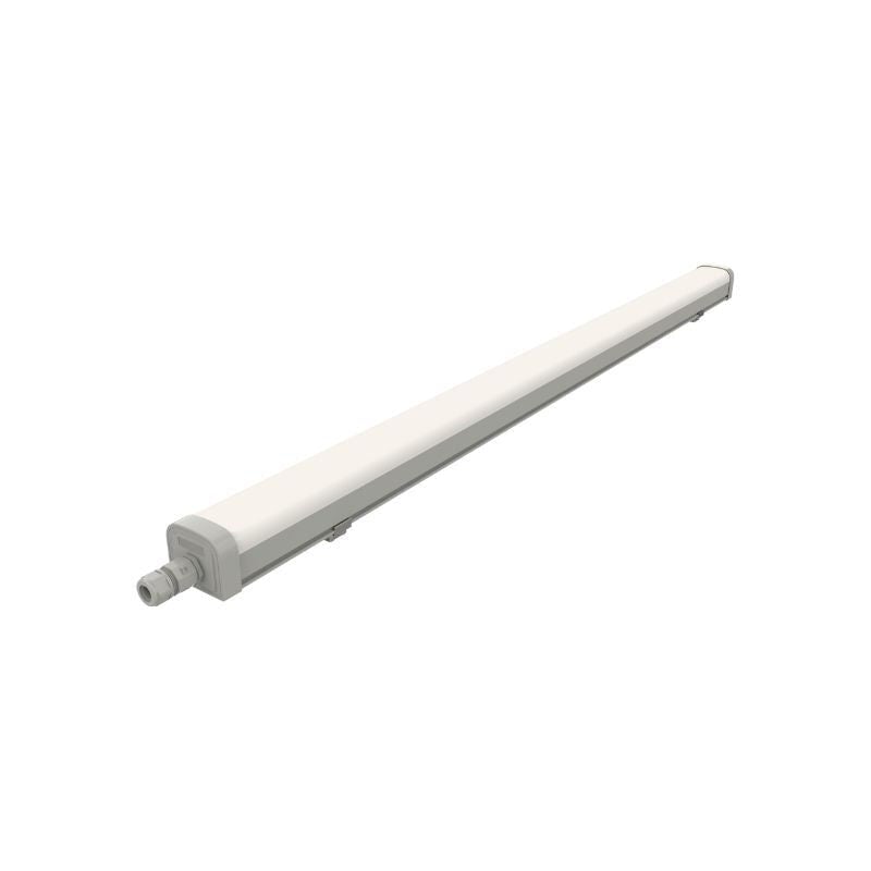 Réglette LED étanche 150cm 46.5W IP66 120lm/w - Unité / Blanc Chaud  - SILUMEN