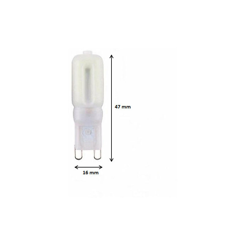 Ampoule LED G9 2W 220 lm COB No Flicker Blanc Froid 5700K - 6200K 360º