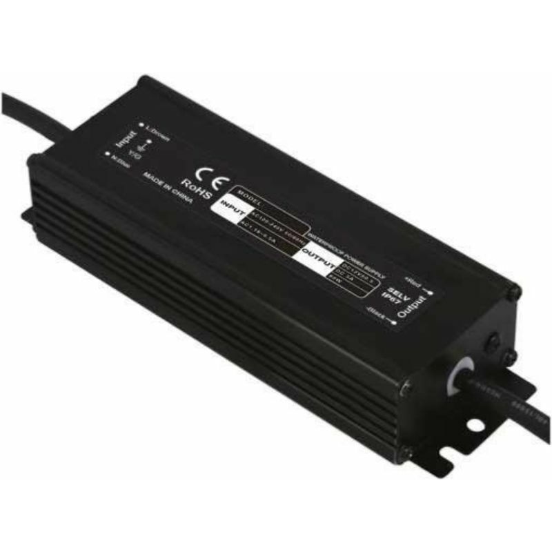 Transformateur LED IP67 étanche 220V Vers 12V 15W - Driver Alimentation DC 1.25A - Neuf