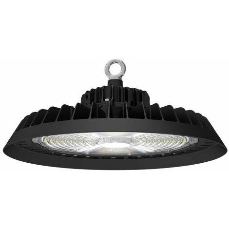 Suspension industrielle UFO 100w 160lm/w avec détecteur de mouvement - Unité / Blanc Neutre - SILUMEN (1/5)
