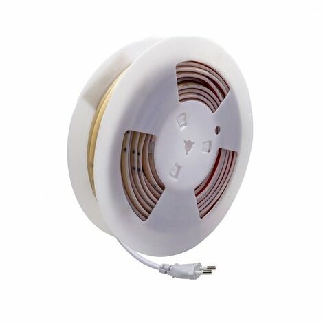 Ruban LED COB 220V AC Recoupable IP65 432LED/m - 50m / Blanc Chaud  - SILUMEN