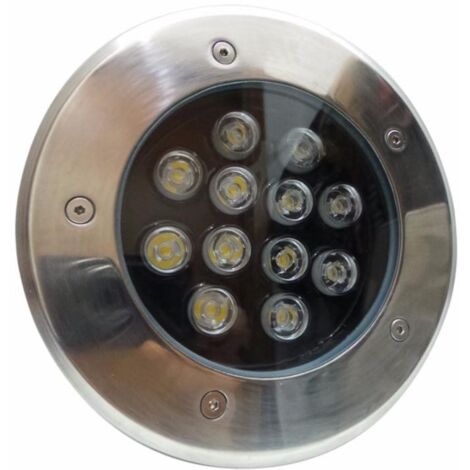 Spot Extérieur Encastrable LED IP65 220V Sol 12W 60° - Blanc Neutre - SILUMEN