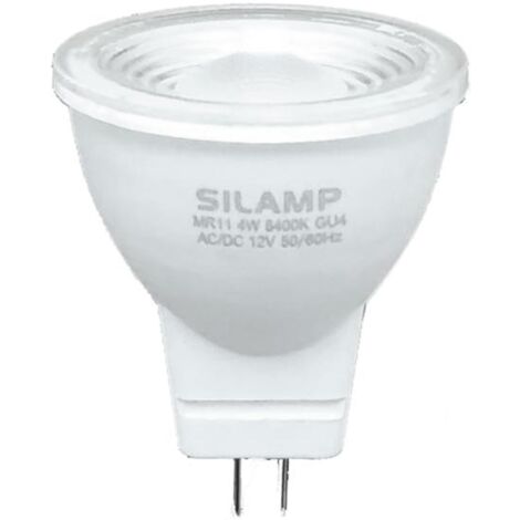 Ampoule LED GU4 / MR11 4W 12V - Unité / Blanc Chaud  - SILUMEN