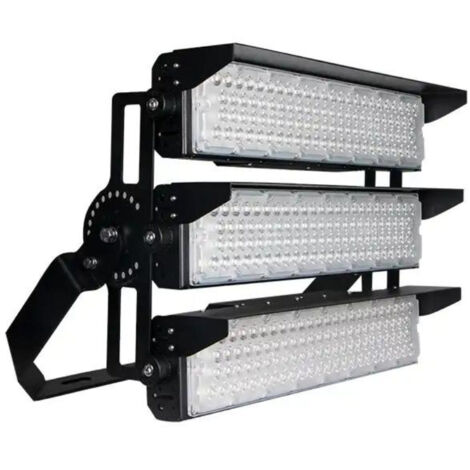 Projecteur LED Puissant Industriel 750W 170lm/W IP66 Noir Orientable - Blanc Neutre - SILUMEN (1/3)