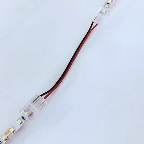 Connecteur Double pour Ruban LED SMD 8mm IP44 - SILUMEN (1/2)