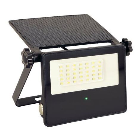 Projecteur Solaire LED 10W avec détecteur de mouvement - Blanc Froid - SILUMEN (1/4)