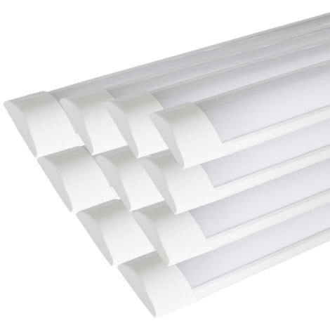 Pack de 10 - Réglette LED 90cm 36W - Blanc Chaud - SILUMEN