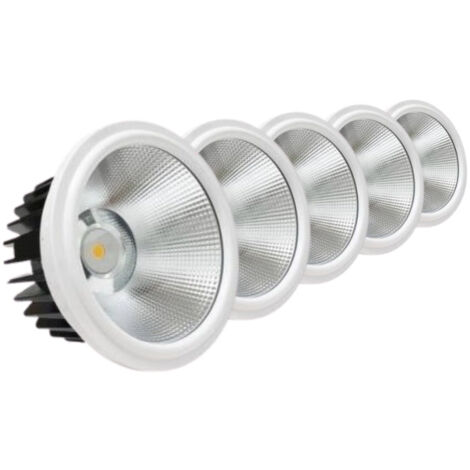 Pack de 5 - Ampoule LED AR111 20W COB Rond - Blanc Froid - SILUMEN (1/5)