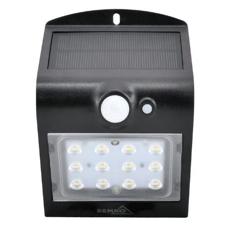Applique Murale Solaire LED 1.5W IP65 220lm avec Détecteur de Mouvement - SILUMEN (1/5)