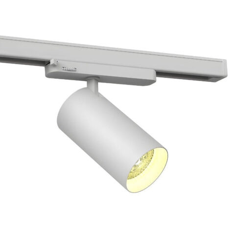 Spot LED sur Rail COB Triphasé 30W 36° Blanc - Garantie 5 ans - Blanc Neutre - SILUMEN (1/3)