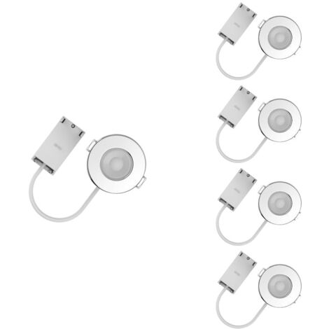 Spot LED étanche IP65 Encastrable Dimmable CCT 6W Alu - Pack de 5 - SILUMEN