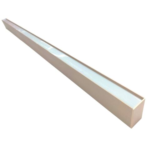 Suspension Linéaire 38W Effet Champagne Doré CCT - 2800K/4500K/6000K - SILUMEN (1/3)