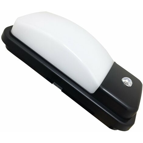 Silumen – Applique extérieure LED 20W IP65 avec détecteur de mouvement – Éclairage économique – Minuterie 30s à 3min – Pour terrasses et couloirs