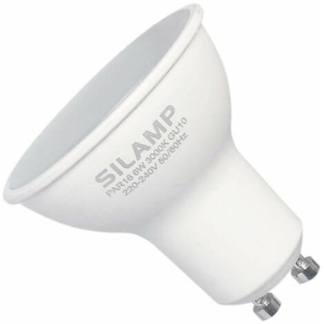 Ampoule LED GU10 6W 220V SMD2835 PAR16 10LED 90° - Unité / Blanc Neutre  - SILUMEN (1/4)