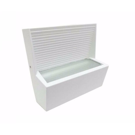 Applique Murale LED 7W IP44 Rectangulaire BLANC - SILUMEN (1/4)