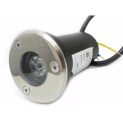 Spot Extérieur Encastrable LED IP65 220V Sol 3W 45° - Unité / Blanc Neutre  - SILUMEN