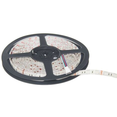 Bandeau LED RGB 12V 5M 5050 - 30 LED/m / IP44 - SILUMEN