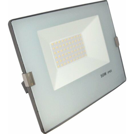 Projecteur LED Extérieur 50W IP65 BLEU GRIS - Unité / Blanc Neutre - SILUMEN (1/4)