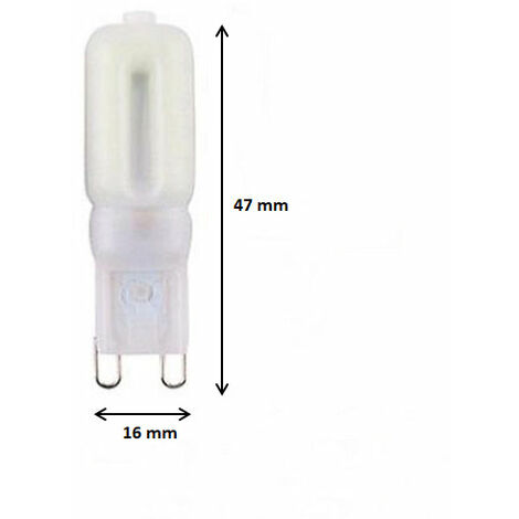 Ampoule LED G9 3W 220V COB 360° - Blanc Froid 6000K - 8000K - SILAMP