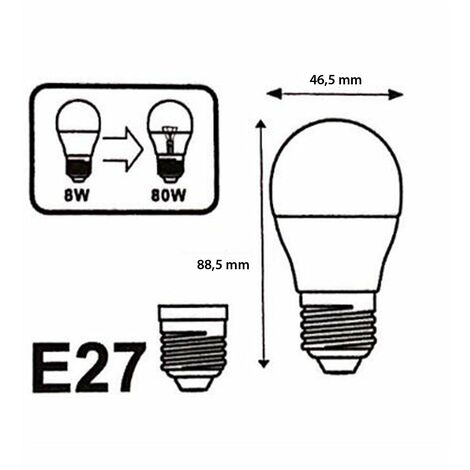 Ampoule E27 LED 18W 220V A80 - Unité / Blanc Neutre 4000K - 5500K - SILUMEN