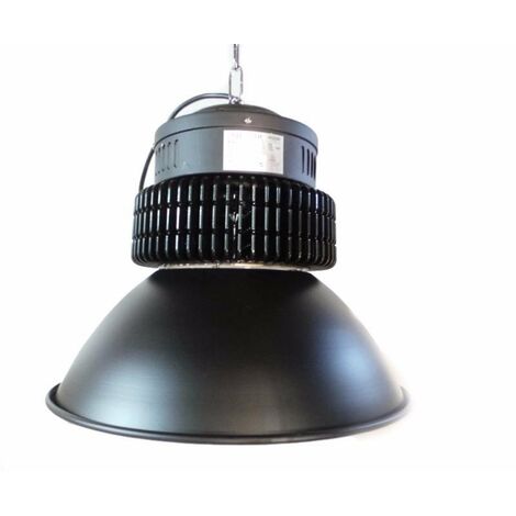 Cloche Industrielle LED 150W 120° NOIR - Unité / Blanc Neutre - SILUMEN (1/4)
