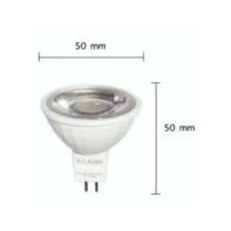 Ampoule LED GU5.3 / MR16 12V 8W SMD 80° - Unité / Blanc Froid  - SILUMEN
