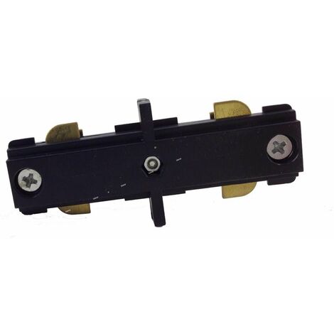 Connecteur Lineaire Rail Monophase - Noir - SILUMEN (1/6)