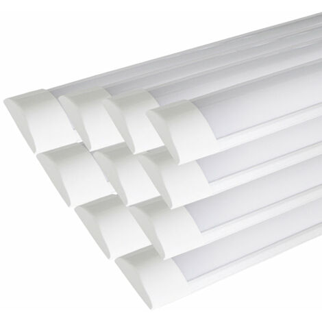 Pack de 10 - Réglette LED 90cm 36W - Blanc Neutre - SILUMEN