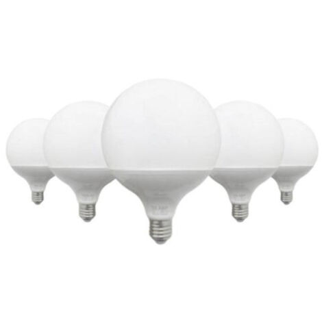 Pack de 5 - Ampoule E27 LED 18W 220V G95 300° - Blanc Froid - SILUMEN (1/5)