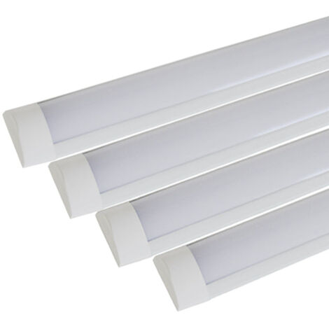 Reglette LED 60cm 24W - Pack de 4 / Blanc Neutre  - SILUMEN