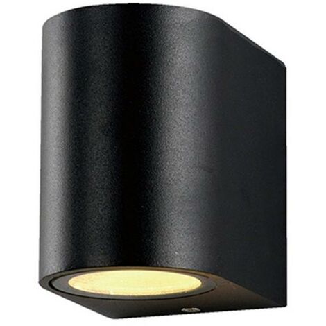 Applique Murale LED IP44 pour Ampoule GU10 - Noir - SILUMEN