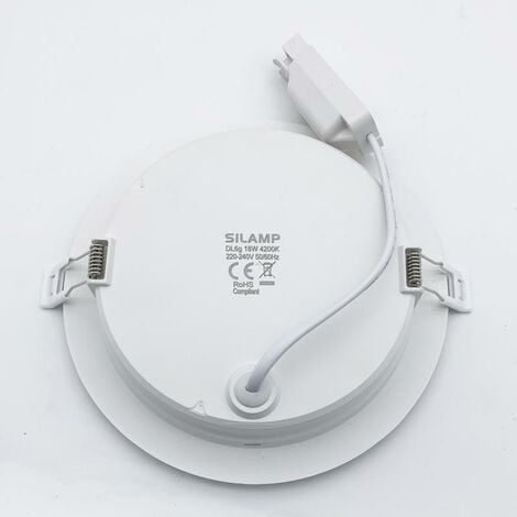 Downlight LED Slim Rond BLANC 18W Ø170mm - Unité / Blanc Froid