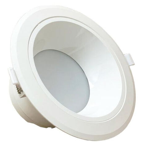 Spot LED Downlight Rond 30W BLANC - Blanc Froid - SILUMEN (1/5)