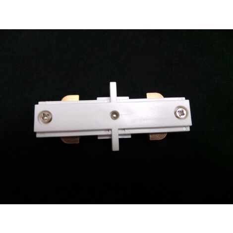Connecteur Lineaire Rail Monophase - Blanc - SILUMEN (1/4)