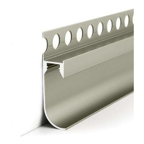 Silumen – Profilé aluminium gris 2m pour ruban LED – Largeur jusqu’à 12mm – Pose facile au mur ou plafond – Diffusion lumineuse homogène