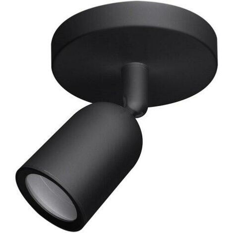 Spot LED en Saillie Orientable pour Ampoule GU10 - Noir - SILUMEN (1/7)