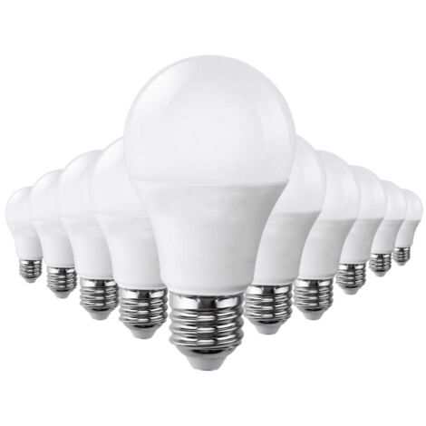 Pack de 10 - Ampoule E27 LED 18W 220V A80 - Blanc Froid - SILUMEN (1/5)