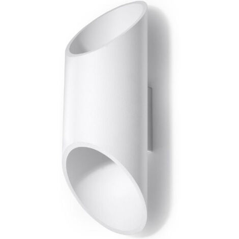 Applique Murale Tube Cylindrique pour Ampoule G9 - Blanc - SILUMEN (1/5)